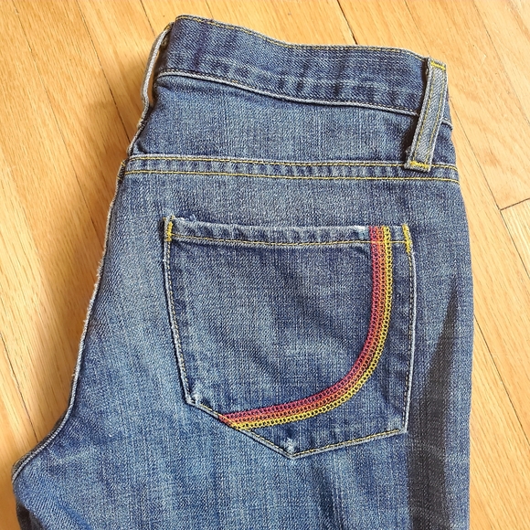 Rare Paper Denim & Cloth Rainbow Stitch Jeans - Picture 6 of 7